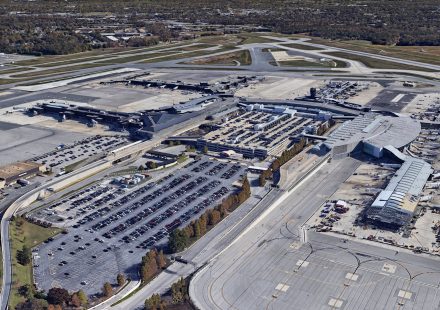 baltimore airport map