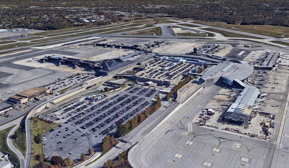 baltimore airport map