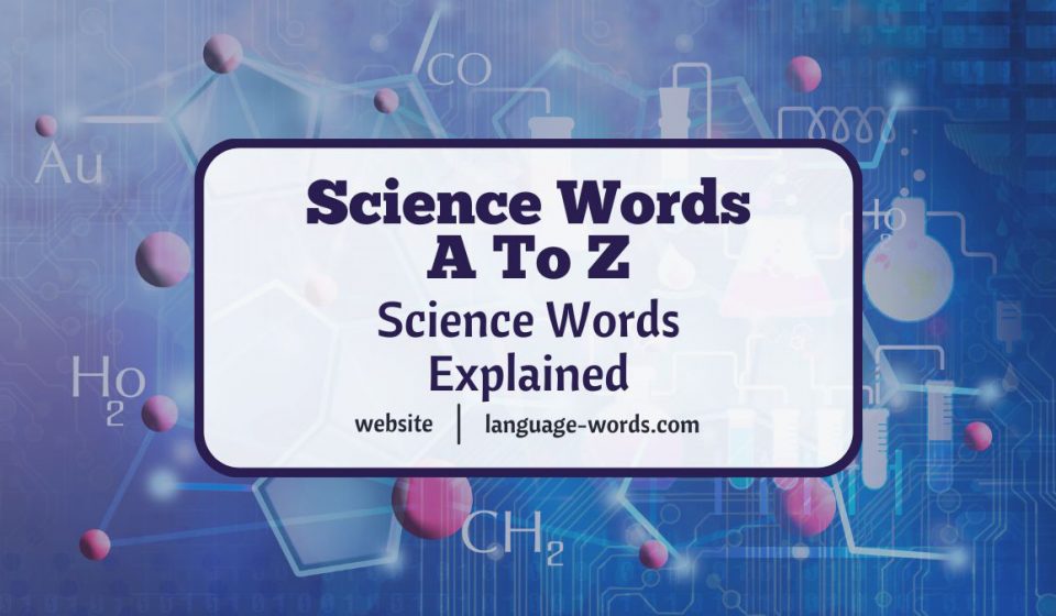 science words